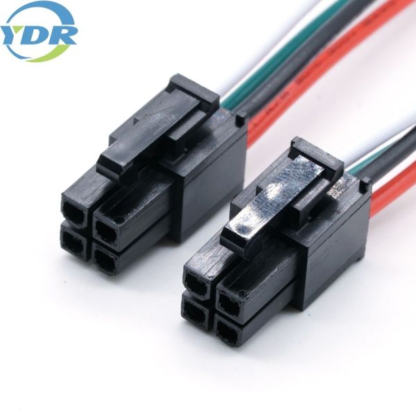 Buy Molex 39-01-3045 5557 4.2mm 2*2 4Pins Connector Electric Power Supply Custom Wire Harnesses and Cables at wholesale prices