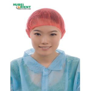 Disposable Polypropylene Non Woven Surgical Bouffant Cap For Cleanroom