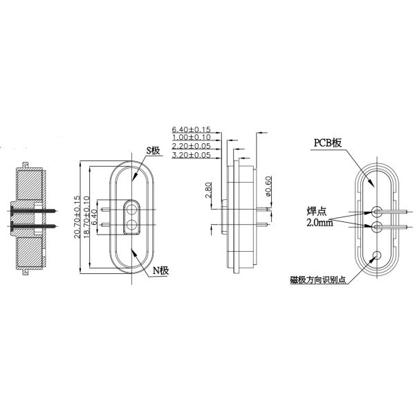 Black 2 Pin Magnetic Charging Cable Male Female Magnetic Pogo Pin Charger For Lightning