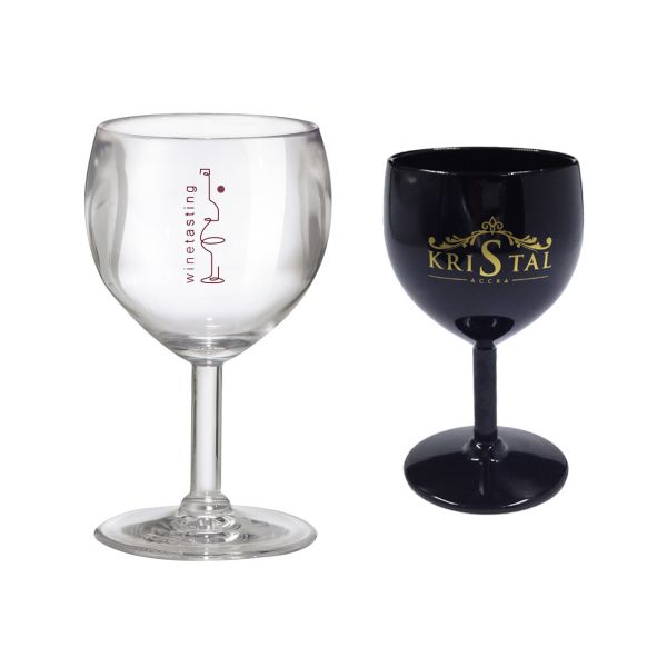 Buy Recyclable Reusable Plastic Wine Glasses Cocktail Champagne Goblet For Bar Party at wholesale prices