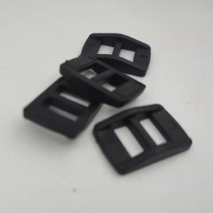 Adjustable Convenient Black Plastic Slide Adjuster 2.0mm Thick