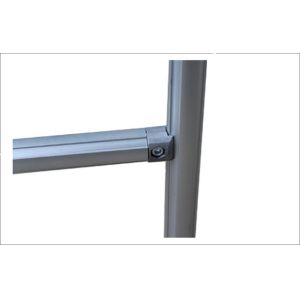 China Silvery Male Tee Aluminum Pipe Joints Aluminum Tubing Connectors With Claw Head on sale