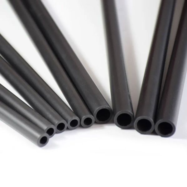 High Stiffness 4x2x1000mm CF Tube Carbon Fiber / Pultruded Carbon Fiber Tube
