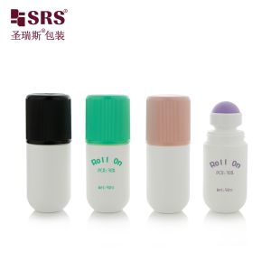 RPPA1-50ML Round Bottom PP Solid Color With Colorful Cap Customized No Leakage