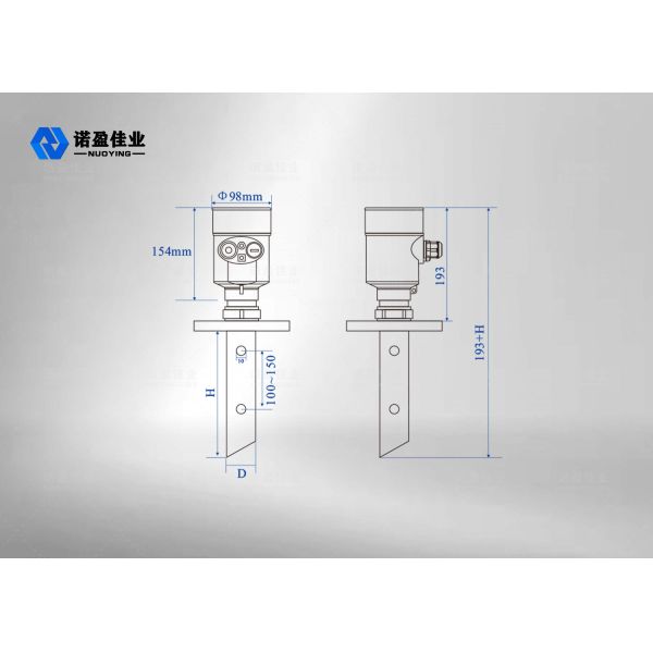 NYRD704 1.8GHz Guided Wave Radar Level Meter Level Transmitter 4-20mA/HART
