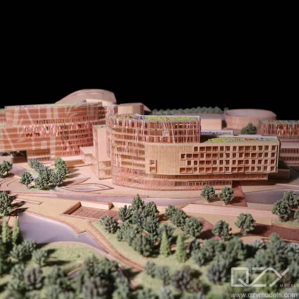 EMBT Wooden School Architectural Scale Models 1/500 Shenzhen Music Academy ODM