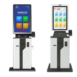 Touch Screen Hotel Self Check In Kiosk 32 Inch Parking Car Payment Self Service