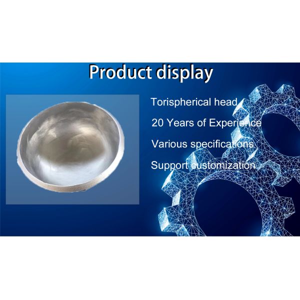 Standard Elliptical Dished Heads Forged Steel Tank Ends for Chemical Pressure Vessels