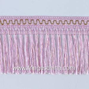 Quality Latest decorative OEM custom design tassel fringe for curtain cushion trimmings for sale
