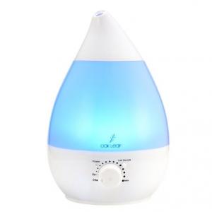 China Cool Mist Ultrasonic Humidifier,Oak Leaf 2.4L Multi-Color Room Humidifiers,Large Capacity,12+ hours Mist Time,7 Color LE on sale