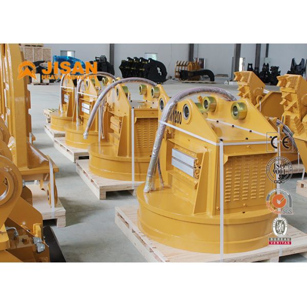 Buy Electro Metal Scrap Lifting Magnet , Ripper Hydraulic Excavator Magnet at wholesale prices