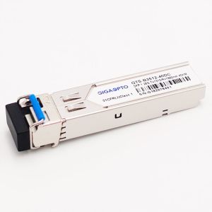 1000BASE-BX 1.25G BIDI SFP TX1310nm/RX1550nm 40km SMF LC DOM Transceiver Module