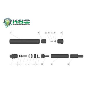 Quality DTH Drilling Tools proprietary heat treatment process DTH90-I Hammer for sale