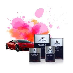 Quality ISO14001 Fast Drying Automotive Top Coat Paint Matte Black Car Paint for sale