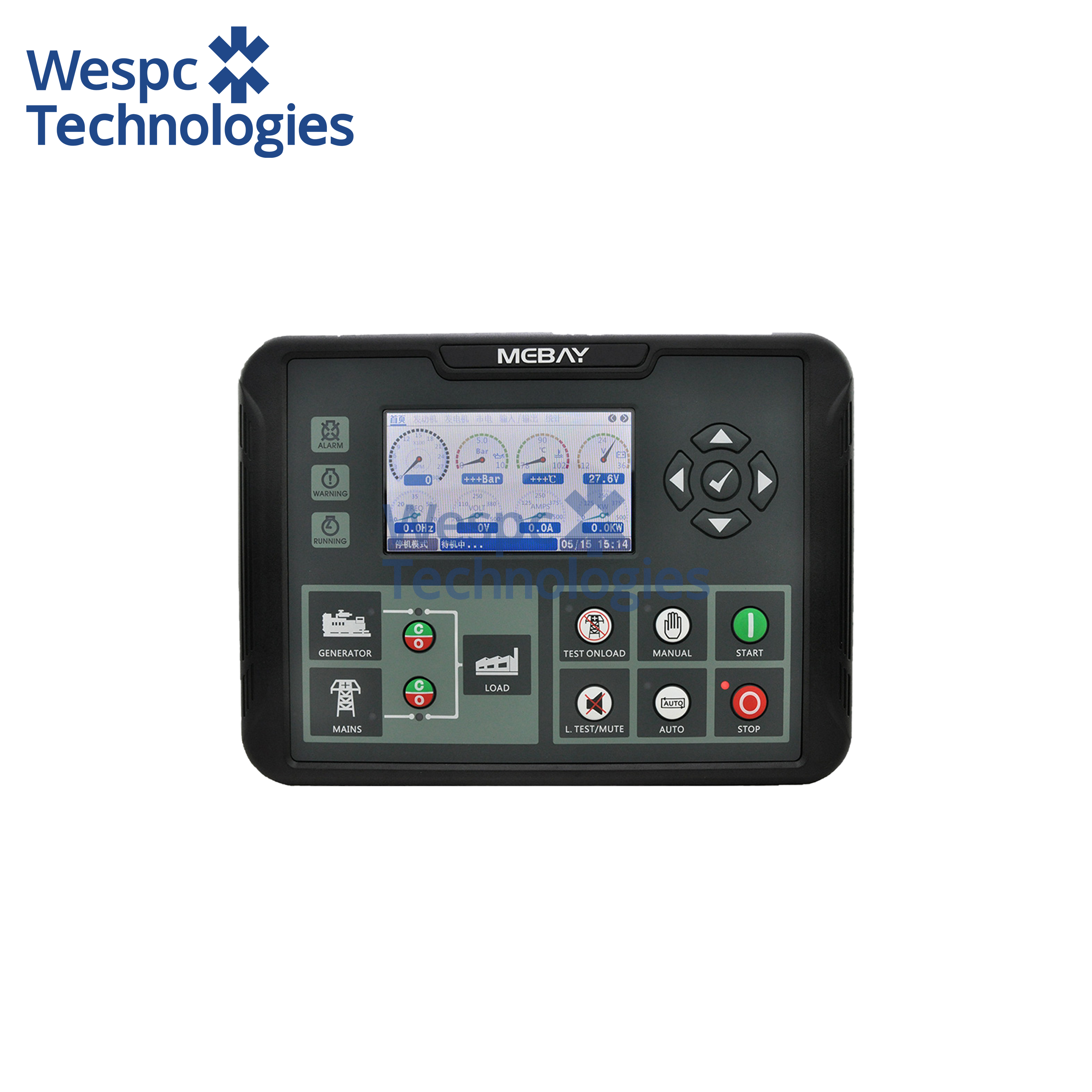 WESPC Original DC82D MK3 Generator AMF Control Unit with LCD Display