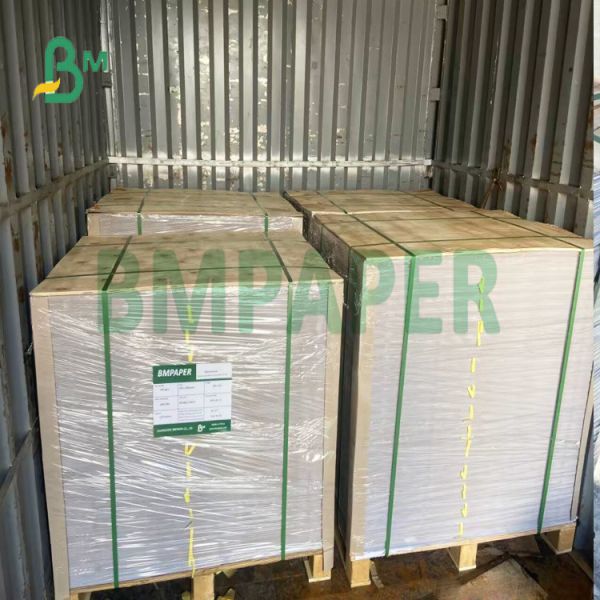 Recycled Pulp Coated White Board With Gtey Back for Literacy Card