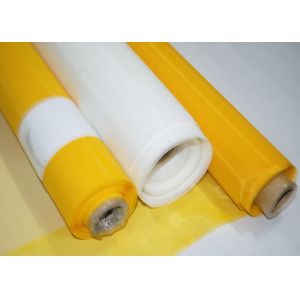High Durability Polyester Screen Mesh Fabric , 305 Mesh Count Silk Screen Fabric