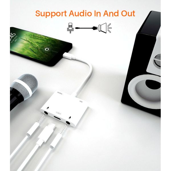 3 In 1 OEM USB OTG Cable Adapter Support PD USB Type C OTG Adapter