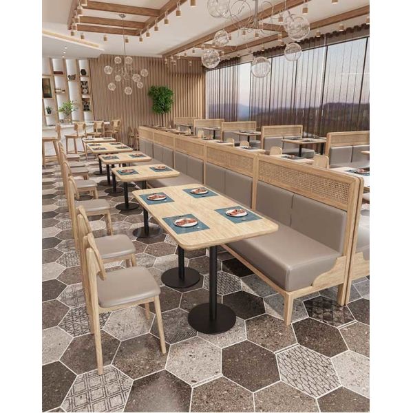 Outdoor Restaurant Booth Seating For Kitchen In Dining Room 120x55x105CM