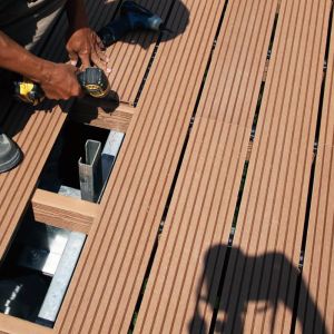 Garden WPC Decking Panel Suppliers Customized Multifunctional
