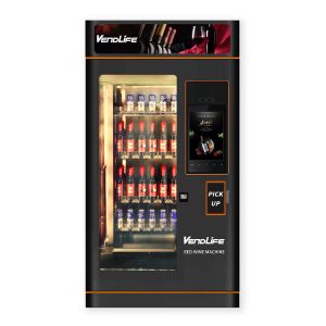 DEX Wine Bottle Vending Machine , 550kg Champagne Vending Machine