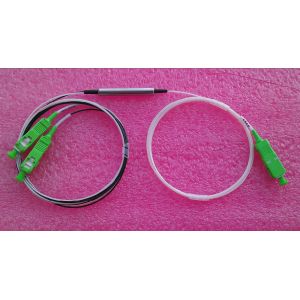 Micro Type Plc Fiber Optic Splitter SC APC FTTH SC APC Connector Single Mode