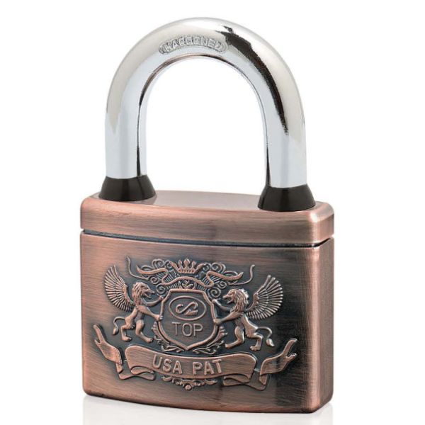 High Security Padlock Plastic Cover Arc Shape Atom Padlock5Year Guarantee