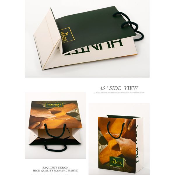 Personalised Printed Paper Bags With Handle , Retail Paper Shopping Bags