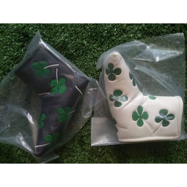 Four Leaf Clover headcover , Golf headcover , golf headcover , putter headcover , headcover