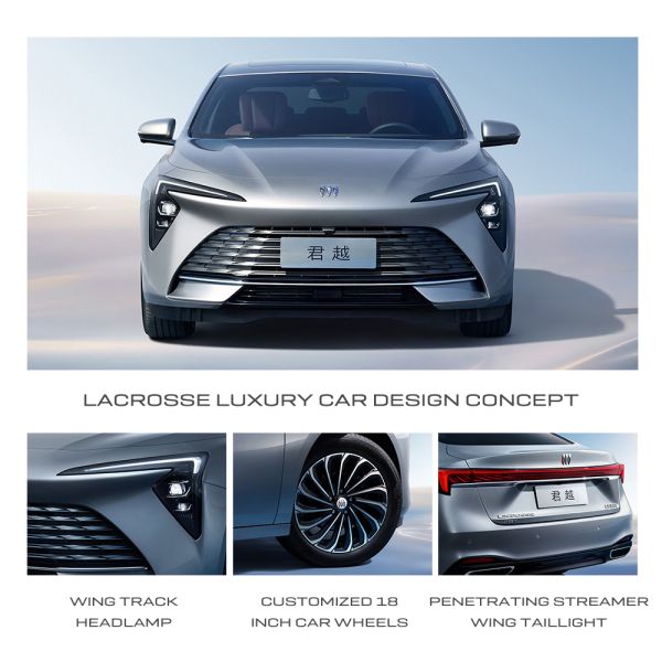 s Inexpensive Energy Vehicle 2024 Buick LaCrosse Luxury Gas Car with Speed Auto Max Speed of 230km/h and 2905 Wheelbase