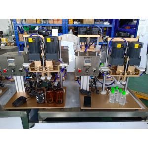6kg/Cm2 Glass Semi 80w Automatic Bottle Capping Machine