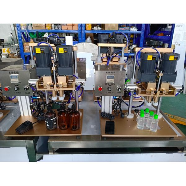 Buy 6kg/Cm2 Glass Semi 80w Automatic Bottle Capping Machine at wholesale prices