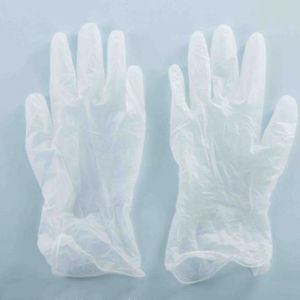 Disposable PE Clear Plastic Gloves For Fast Food Smooth / Embossed Surface