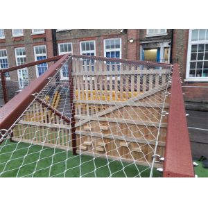 Ferruled SS316 Stainless Steel Woven Wire Mesh Rope Webnet