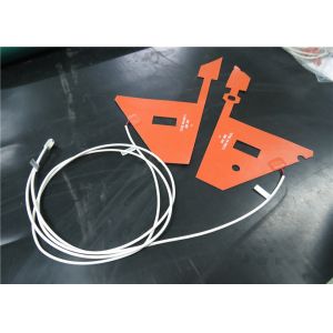 High Thermal Efficiency Electric Silicone Rubber Heater OEM / ODM Available