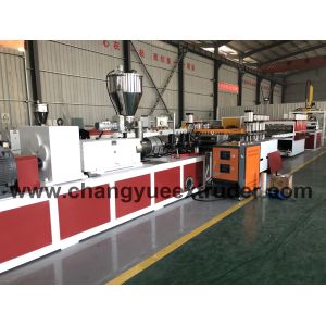 Low Noise Wpc Pvc Foam Board Extrusion Machine Automatic