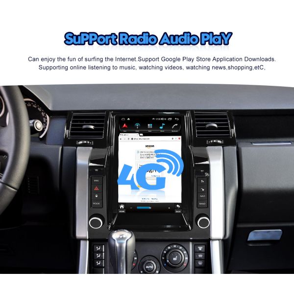 Viknav Car Radio For Range Rover Sport L320 (2005-2009) 12.1 Inch Android Auto Radio Vertical Screen Multimedia Player