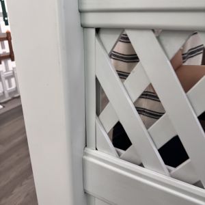 Low Maintenance White Privacy PVC Fence Pannels Sustainable Vinyl