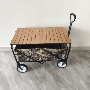Outdoor Folding Wagon Stroller Collapsible Camping Picnic Cart