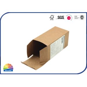 Custom Printed Folding Carton Box Recycled Kraft Paper Cosmetic Shampoo