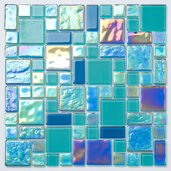 Waterproof Clay Mosaic Tiles 303x303mm for Swimming Pools