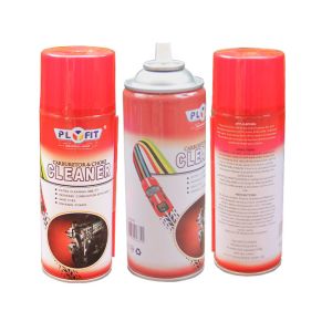 China Oem Logo ISO9001 Tinplate 400ml Aerosol Carburetor Cleaner on sale