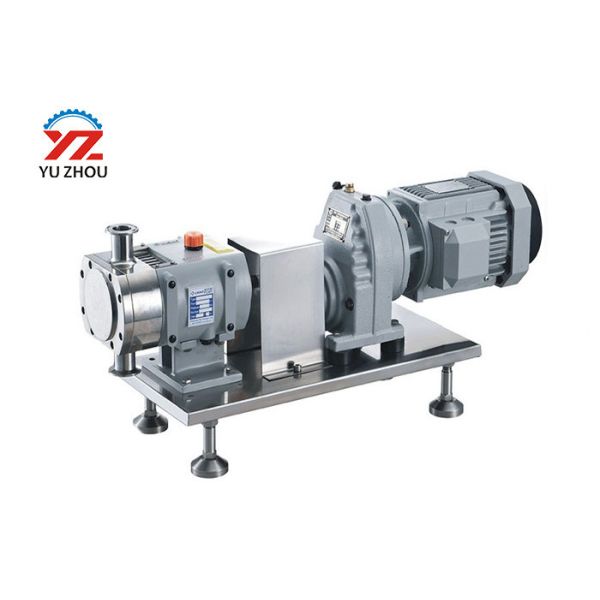 Buy Sanitary Feeding Rotary Lobe Pump High Viscosity With Heat Jacket at wholesale prices