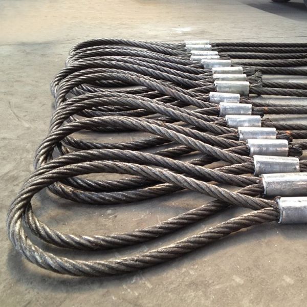 Buy sling with soft eyes  6×19+FC for marine use and lifting galvanized at wholesale prices