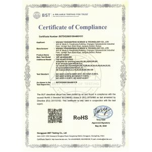 Wuhan Yongxinfeng Science & Technology Co., Ltd. Certifications