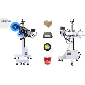 High Precision Auto Sticker Box Carton Bag Mini Top Labeling Machine Without