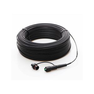 Mini SC APC FTTH Drop Cable With Waterproof Connector