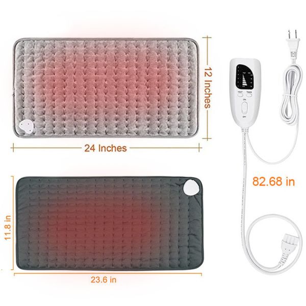 Buy Far Infrared Electric Heated Pad 12×24inches Size For Hot Compress OEM at wholesale prices