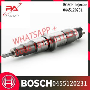 China Common rail fuel injector 0445120059 0445120231 for Komatsu excavator PC200-8 on sale