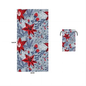 Custom Suede Microfiber Beach Towel Sand Free Quick Dry